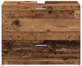 Armário de Pia Madeira Antiga 78x37x59 cm Madeira Engenharia
