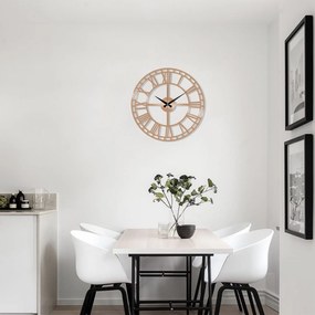 Relógio Decorativo de Metal Watch-002 – Cobre – 48 x 48 cm