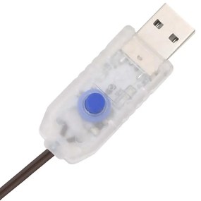 Decorações renas de Natal 6pcs 240 luzes LED vime branco quente