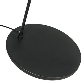 LED Candeeiro de pé moderno em arco preto com WiFi G95 - Vinossa Moderno