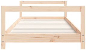 Estrutura de cama infantil 80x200 cm madeira de pinho maciça