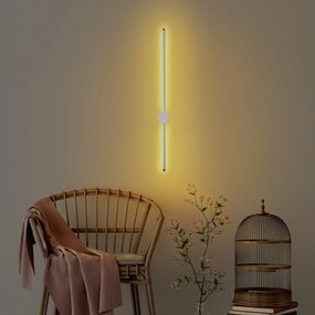 Candeeiro de Parede Sword - Branco - 91x10x7 cm