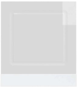 Painel máquina lavar louça Kalmar 60x1,5x67 cm branco brilhante