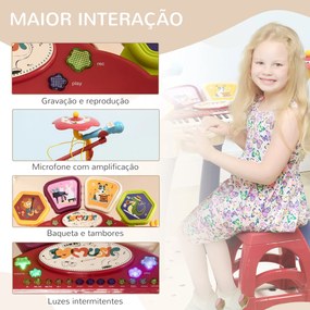 AIYAPLAY Piano Eletrónico para Crianças com 32 Teclas Piano Infantil 2