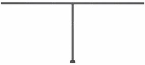 Toldo automático independente 500x300 cm antracite