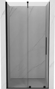 Mexen Velar portas de duche deslizantes 120 cm, transparentes, pretas - 871-120-000-01-70