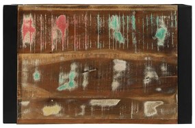 Cubo de Parede 55x35x40 cm Madeira Recuperada Maciça