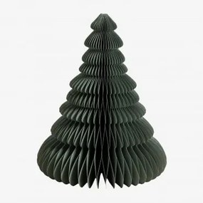 Árvore de Natal de Papel Noelle Baía verde & ↑31 cm - Sklum