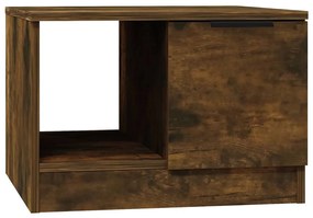 Mesa de centro 50x50x36 cm madeira processada carvalho fumado