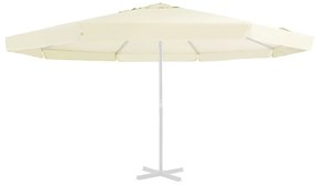 Tecido de substituição para guarda-sol 515 cm cor areia
