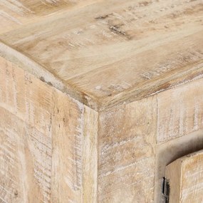 Móvel de TV 110x35x46 cm madeira de mangueira maciça