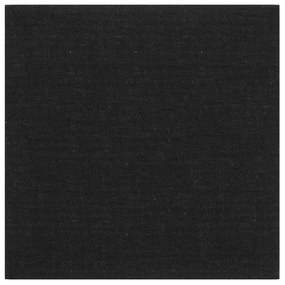 Painel de parede 12 pcs 30x30 cm tecido 1,08 m² preto