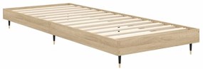 Estrutura cama s/ colchão derivados de madeira carvalho sonoma