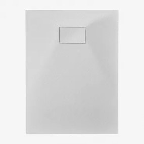 Base De Duche Em Resina Smc Retangular Antiderrapante E Extraplano Soho Branco & 90 X 70 Cm - Sklum