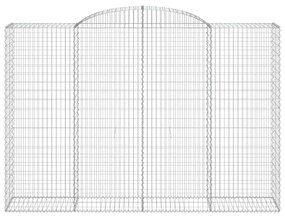 Cestos gabião arqueados 5pcs 300x50x200/220cm ferro galvanizado