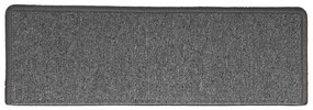 Tapetes de escadas 30 pcs 65x21x4 cm cinza-escuro