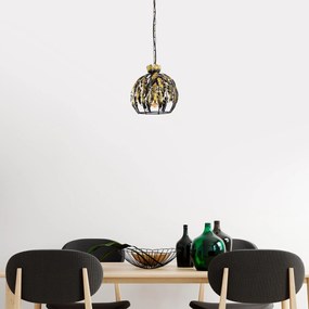 Candeeiro Chandelier Endustriyel – Multicolor – 16 x 16 x 42 cm