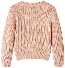 Camisola de malha para criança rosa-suave 92