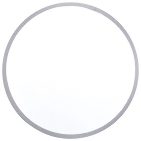 Luzes de Teto Montagem Embutida Cinza Ø 30 cm Tecido E27