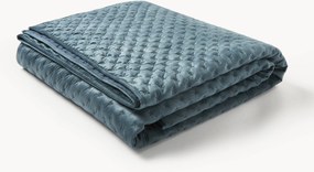 Colcha acolchoada em veludo Riko