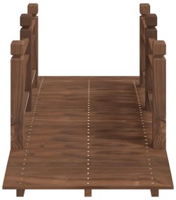 Ponte de jardim com corrimões 150x67x56 cm abeto maciço