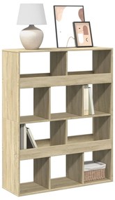 Estante 100x33x125,5 cm derivados de madeira carvalho sonoma