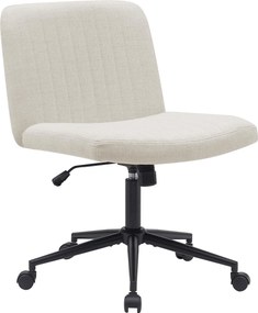 Cadeira de Escritório Kingman tecido creme