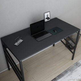 Secretária de Estudo Josephine – Preto Antracite – 120x60x74,8 cm