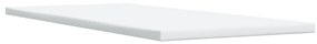 Cama com molas/colchão 90x190 cm couro artificial branco
