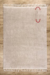 Tapete BERBER 9000 creme Franjas berbere marroquino shaggy - PRODUTO DE SEGUNDA GRAU