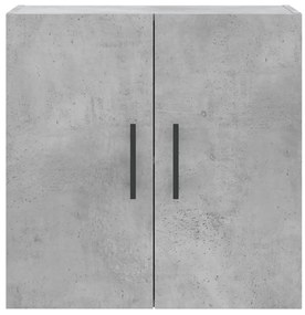 Armário parede 60x31x60cm derivados de madeira cinzento cimento