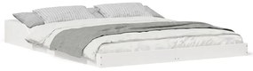 Estrutura da Cama Branco 140 x 220 cm madeira