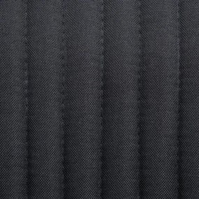 Cadeiras de jantar 4 pcs tecido preto