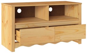 Cabide de TV vidaXL "DRAMMEN" 99x43x55 cm de Madeira Sólida de Pinheir