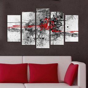 Pintura Decorativa em MDF 5PMDF-18 – Multicolor – 110 x 60 cm