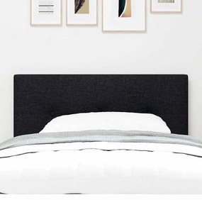 Cabeceira LED Estofada Preto 90 cm em Tecido