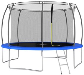 Conjunto de trampolim redondo 366x80 cm 150 kg