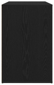 Mesa vidaXL Preta Carvalho 100x49x75 cm Madeira engenheirada