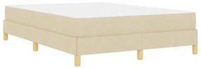 Cama Box Creme, Marrom 160 x 200 cm