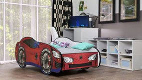 Cama Infantil Crianças Oferta Colchão Espuma Racing Car Herois 140 x 70 - Homem Aranha VERMELHO