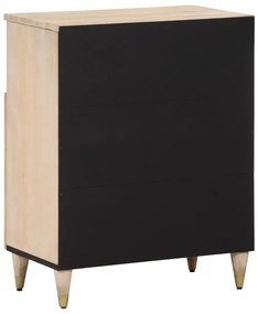 Móvel de apoio 60x33x75 cm madeira de mangueira maciça