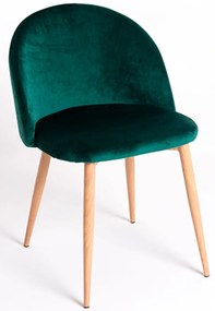 Pack 6 Cadeiras Vint Veludo - Verde