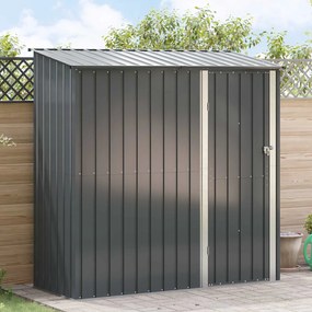 vidaXL Abrigos de jardim Antracite 203 x 85,5 x 200 cm Metal