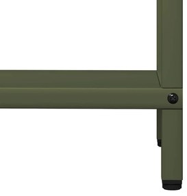 Suporte para lenha aço laminado a frio verde azeitona
