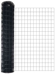 <strong> Cerca Euro</strong> com 7 Postes de Espeto 1,4 x 10 m em Aço