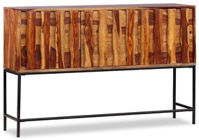 Aparador em madeira de acácia maciça 120x30x80 cm