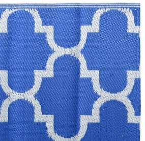 Tapete de exterior 140x200 cm ARAKIL PP azul