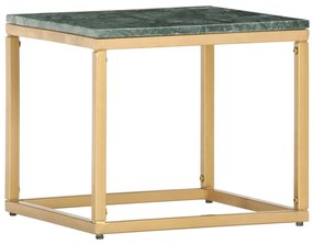 vidaXL Mesa centro 40x40x35cm pedra genuína textura mármore verde