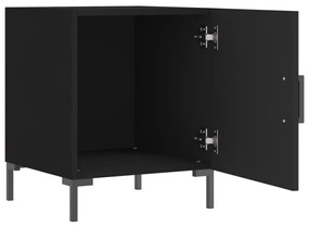 Mesa de cabeceira 40x40x50 cm derivados de madeira preto