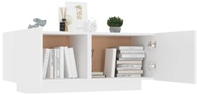 Mesa de cabeceira 100x35x40 cm derivados de madeira branco